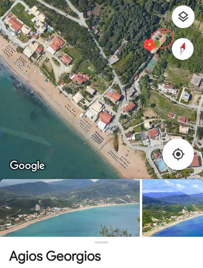 Апартаменты Corfu Escape Five Агиос-Георгиос-Пагон Экстерьер фото